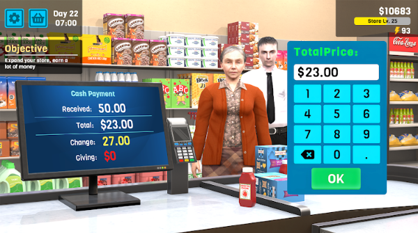 Supermarket Manager Simulator MOD APK 1.11 free download  V1.11图1