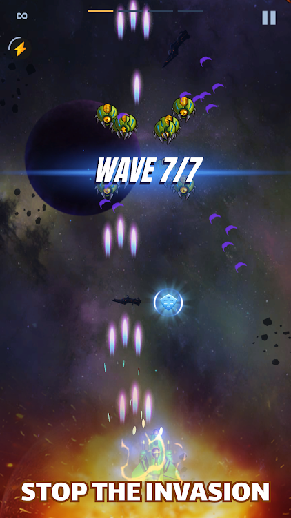 Galaxy Shooter Attack 2024 mod apk game download  V1.0.0图2