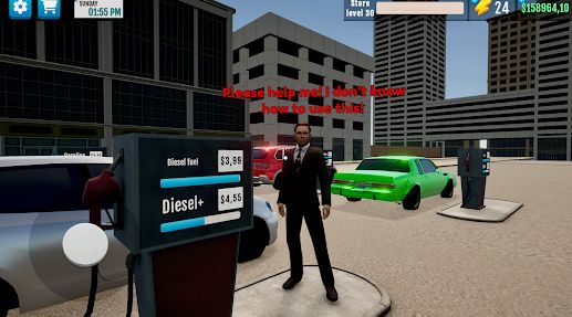 City Gas Station Simulator 3D Mod Apk 0.0.23 latest version Unlimited Money  0.0.23图1
