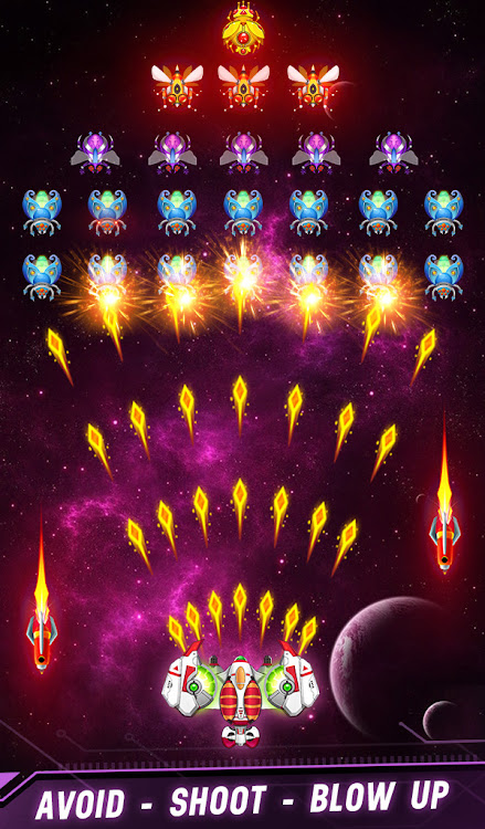 Galaxy Shooter Space Attack Unlimited gold mod apk  V1.624图1